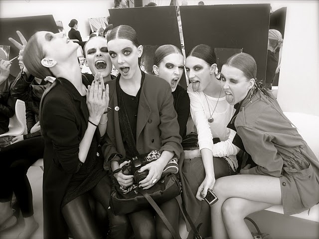 backstage, chanel and fashion