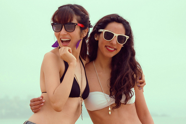 beach, friends, girls , photography, summer, sunglasses