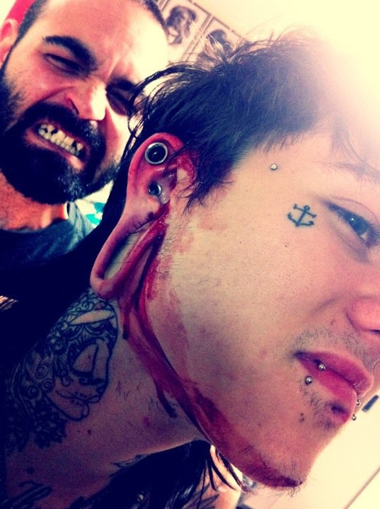 blood,  bme and  piercing
