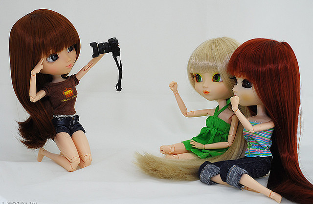 camera, dolls and photography
