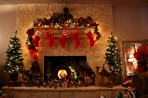 christmas, christmas lights and christmas tree