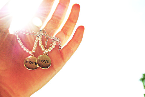 hand, hope and love