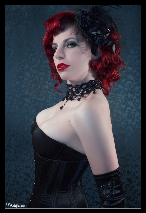 *helleana, beauty and black corset