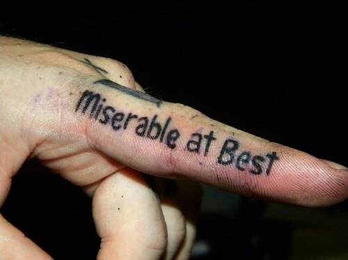 mayday parade, miserable and miserable at best