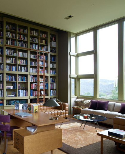 apartment, big window, big windows, book, books, bookshelf