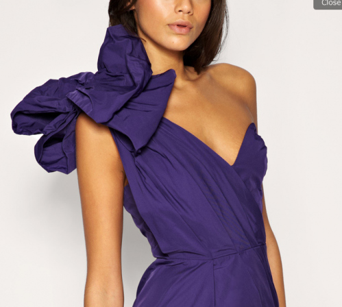 asos, bow, dress, prom, promdress, purple