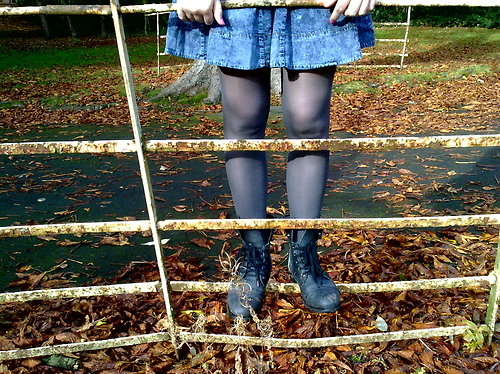 autumn, boots and denim