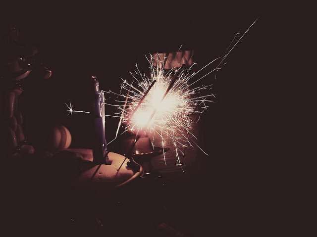 birthday, dark and firework