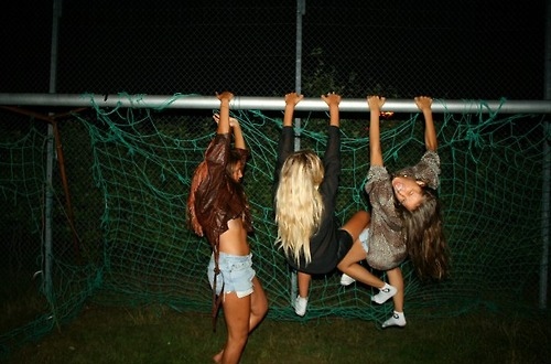 drunk, goalie net and hot girls