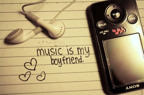 love, mobilephone and music