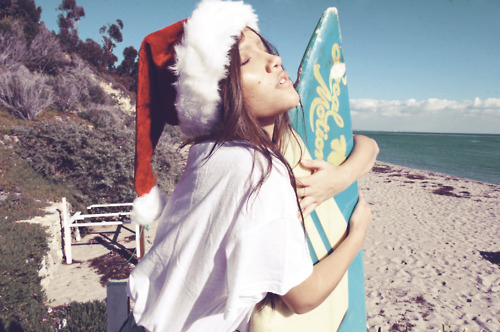 beach, christmas and fashion