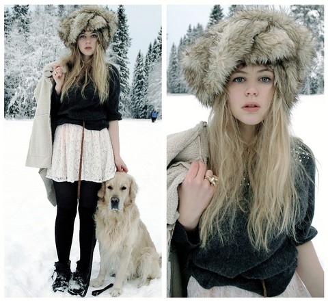 canada, dog and girl