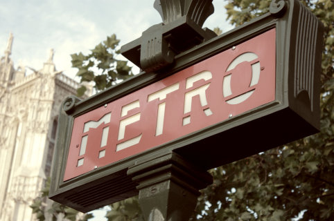 city, metro and paris