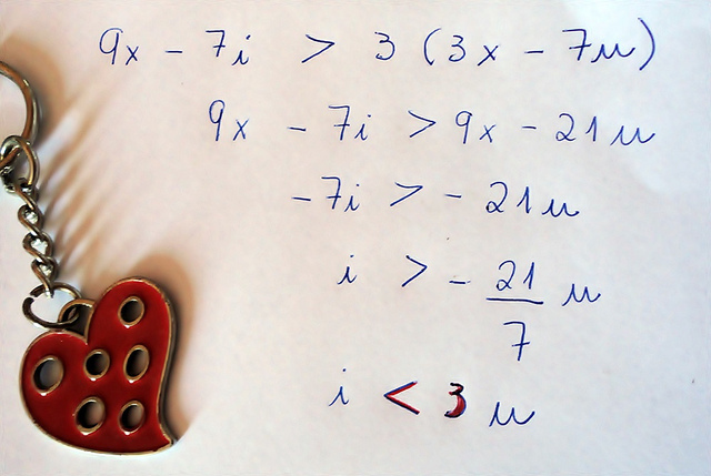 cute, equation and heart