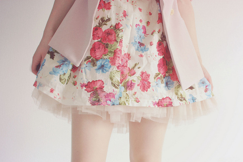 dress, fashion and floral