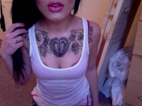 girl, shirt and tatoo