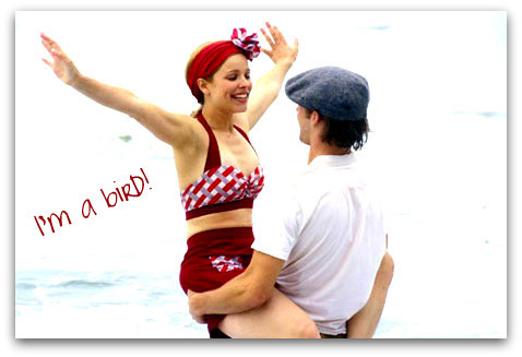 bird, couple, girl, love, the notebook