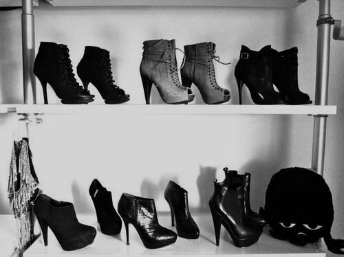 boots, collection and heels