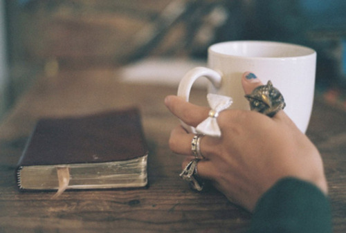 bow, coffee, fashion, journal, owl, pretty