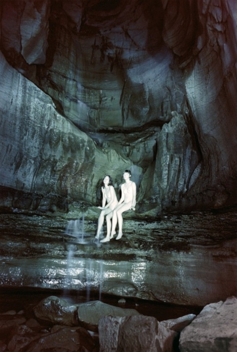 cave,  couple and  naked