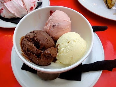 chocolate,  ice-cream and  london