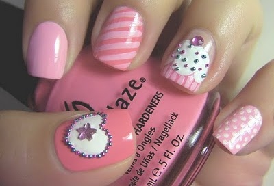 cute,  manicure and  nail polish