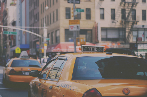 fashion, loveiscolorful, street, taxi, yellow