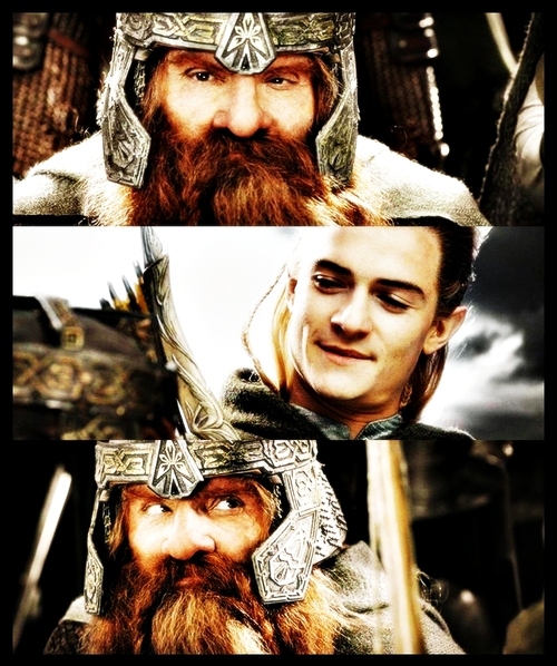 gimli, legolas and lord of the rings