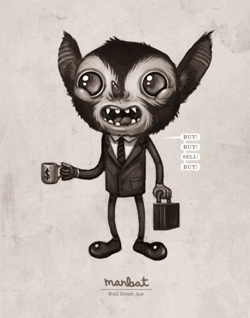 bat, broker and illustration