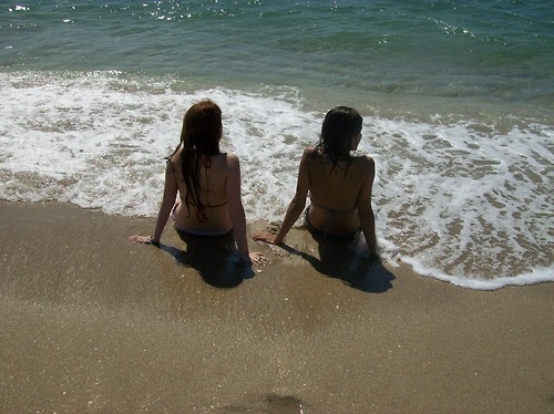 beach, best friends, bikini, friends, friendship, girls