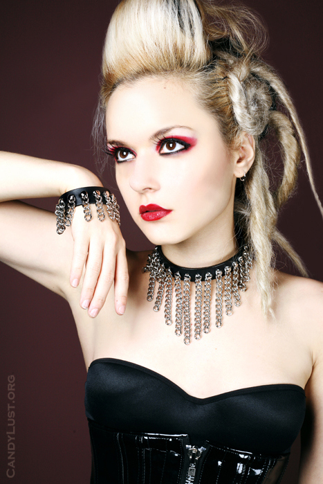 beautiful, beauty, black corset, blonde, corset, deviant art