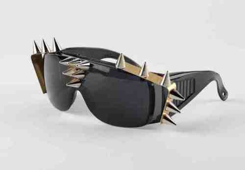 black, customised, diy, fashion, glasses, patricia field