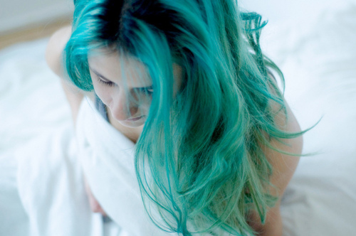 blue, blue hair and color hair