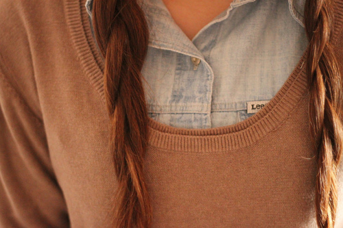braids, brown, cute, fashion, girl, hair