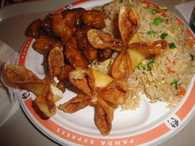 crab rangoon,  food and  fried rice