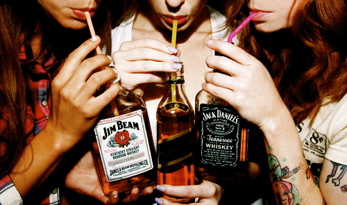 drink,  girls and  jack daniels