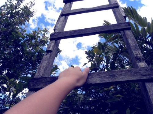 escada, hand, ladder, sky, stairway to heaven, stecca