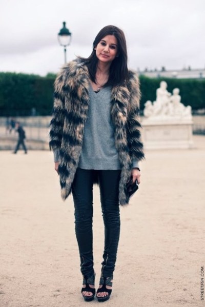 fashion, fur and girl