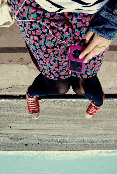 fashion, girl and ipod