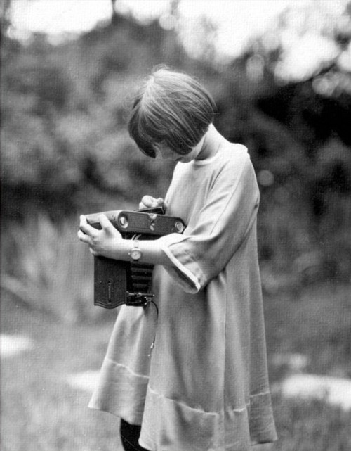 1920s, camera and girl