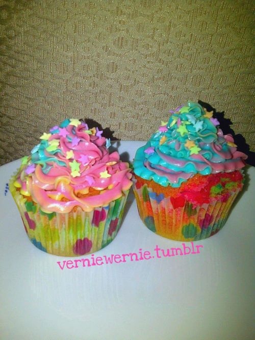 baking, colorful and cupcakes