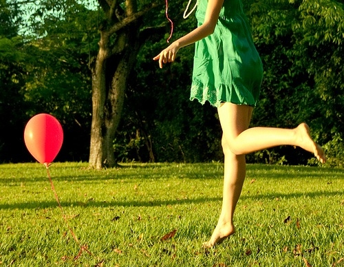 baloon, color and girl