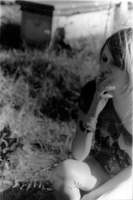 black and white, cemetary and cigarette