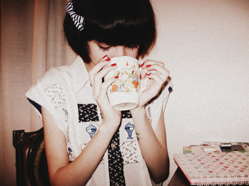 coffe, cup and cute