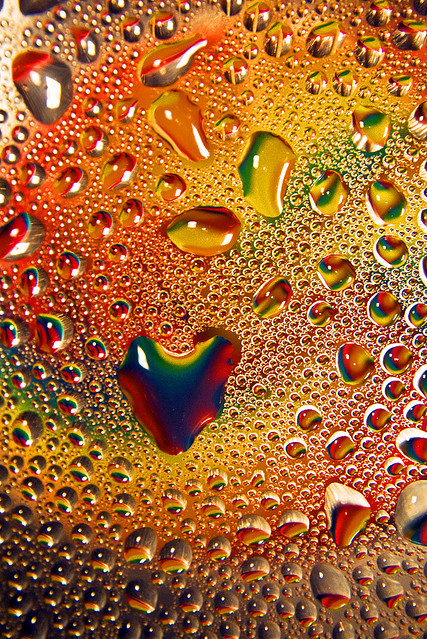 colorful, drops and heart