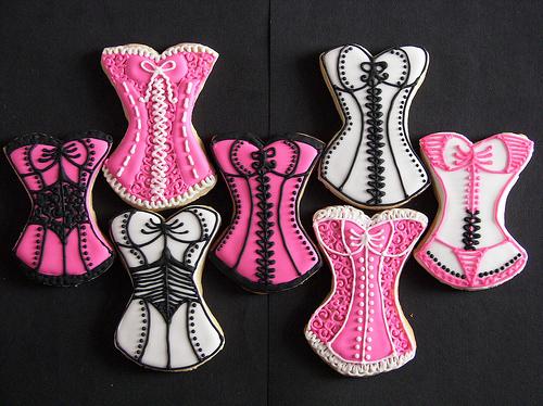 cookies, corset and corsets