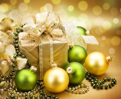 ball, christmas and gift