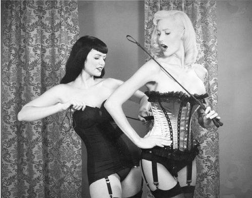 bettie page, black and white and fetish