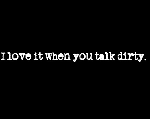 black, dirty and love