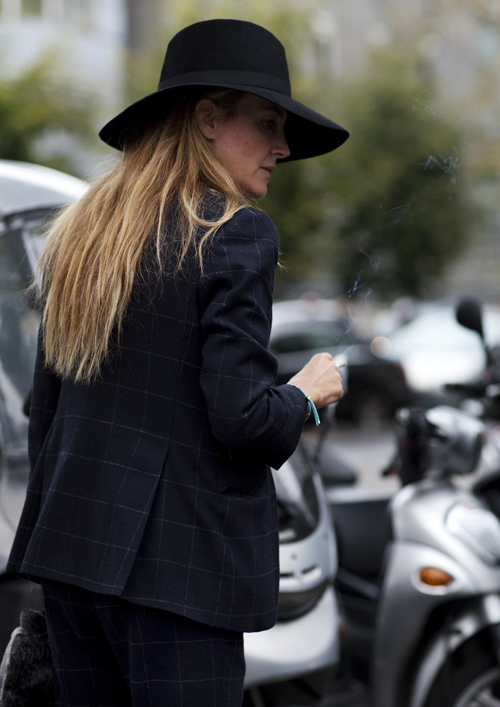 blazer, blonde and cool